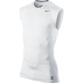 Nike Pro Combat Core SL Top Blanc