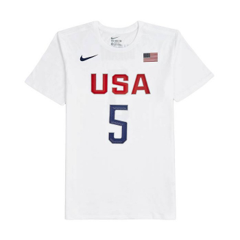 Nike T-Shirt USAB Rio KD Blanc