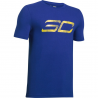 Under Armour T-Shirt Jr SC30 Logo bleu