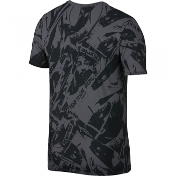 Nike T-Shirt Dry Kyrie AOP dark grey