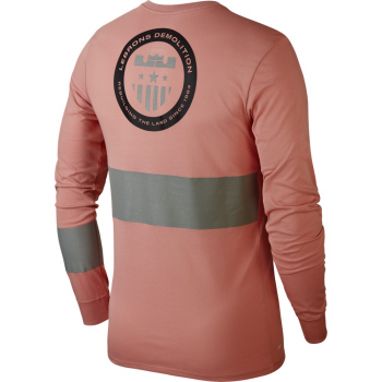 Nike T-Shirt ML Dry Lebron Rust Pink
