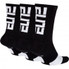 Nike Chaussettes Elite x3 Noir/blanc