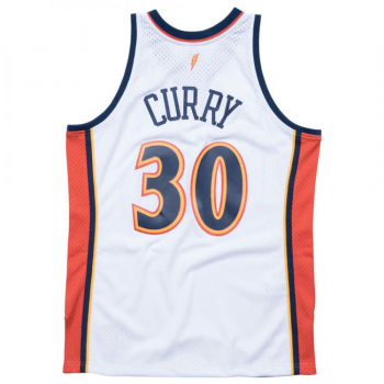 Swingman NBA Stephen Curry Warriors Blanc Mitchell&Ness