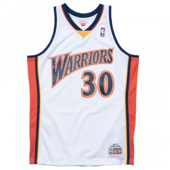 Swingman NBA Stephen Curry Warriors Blanc Mitchell&Ness