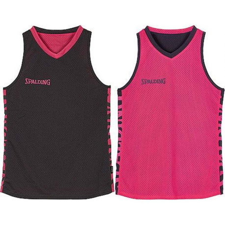 Spalding Essential Reversible shirt 4her Anthracite/Rose