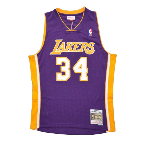 Maillot NBA Swingman Shaquille O'Neal Lakers Violet - MadinBasket Taille S
