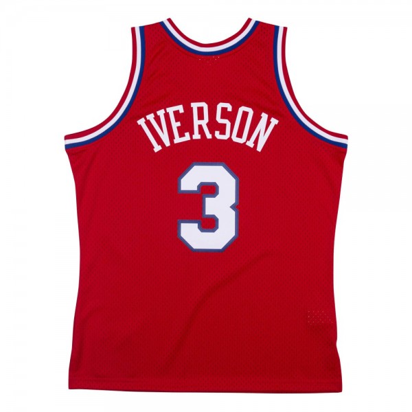 Maillot Allen Iverson Philadelphia 76ers Mitchell & Ness - Taille M, Neuf Avec étiquette, Style Swingman Marble